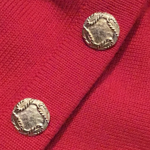 Carlisle Sport Red Shift Lambswool Knit Dress - Large - Picture 7 of 8